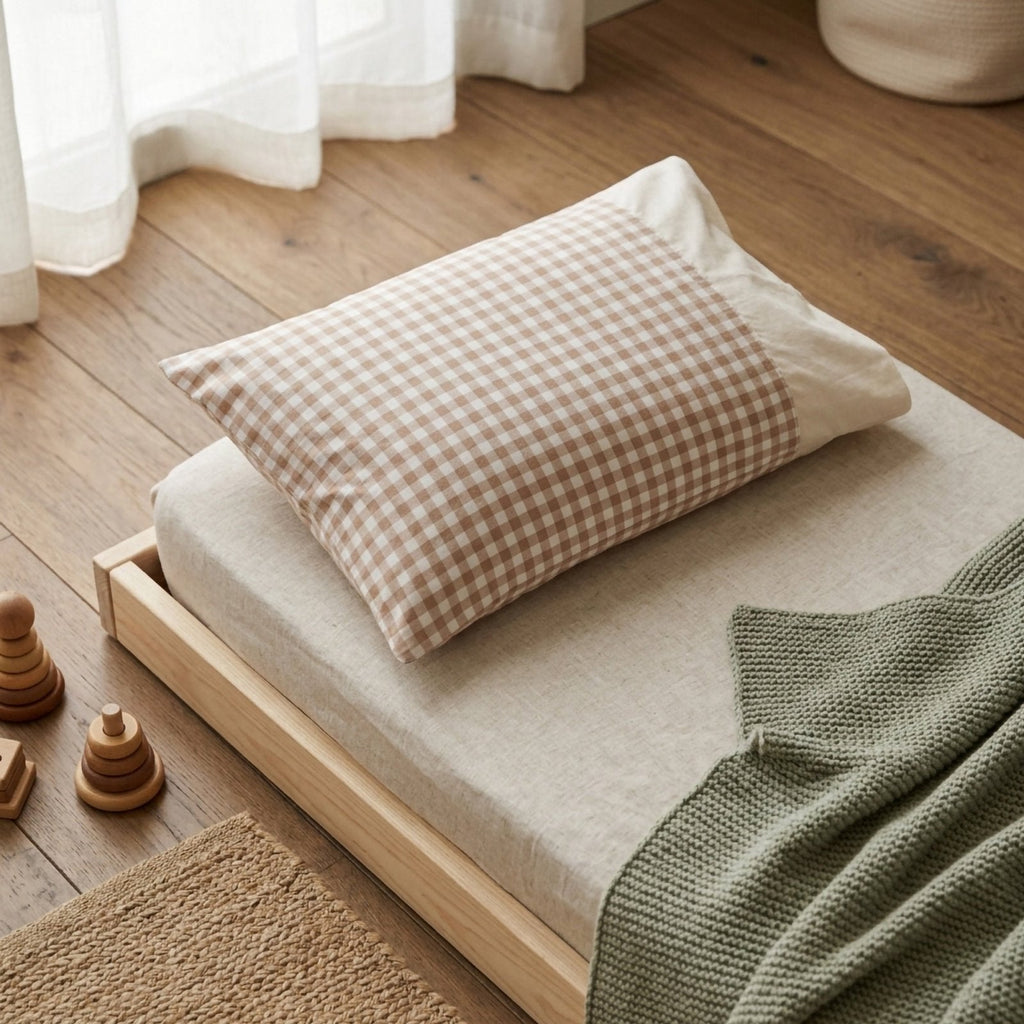 Teddy Kopfkissen – Boutique 50x70 Baby-Kissen – Joyful Kids – Foto 2