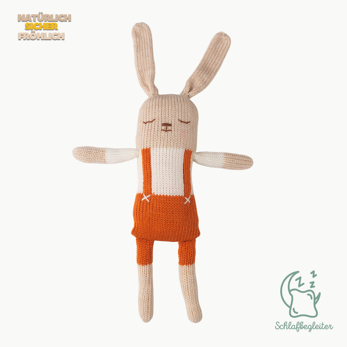 Cleo Hase Schlafgefährte | Harmony-Serie Handgestrickt | Boutique | Joyful Kids