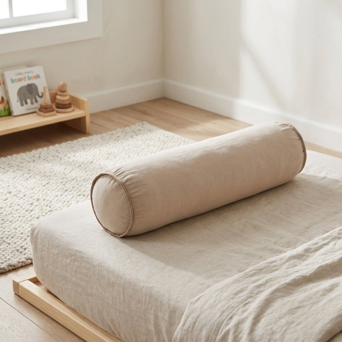Daisy Zylinderkissen – Boutique 60x15 Baby-Kantenkissen – Joyful Kids – Foto 2