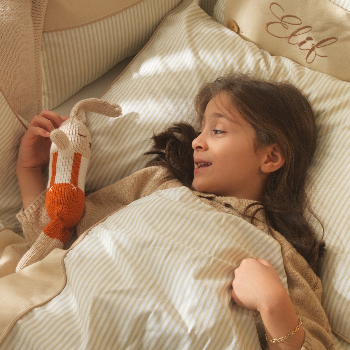Cleo Hase Schlafgefährte – Harmony-Serie Handgestrickt – Boutique – Joyful Kids – Foto 4