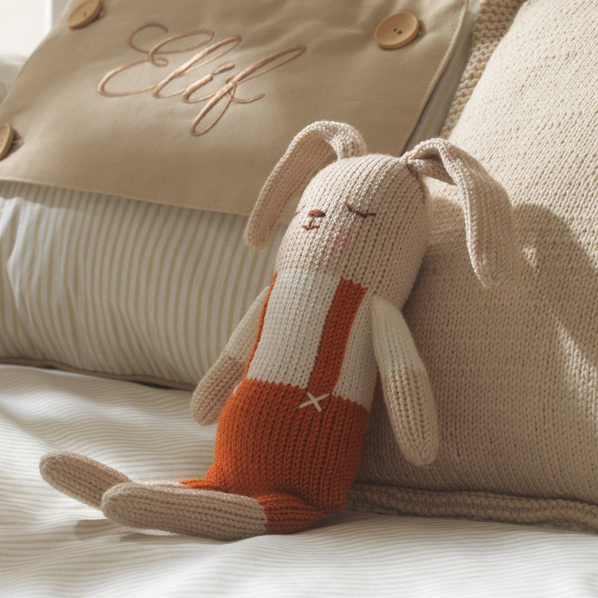 Montessori-Baby-Schlafset – Harmony Strick-Hase – 8-teilig – Joyful Kids – Foto 10