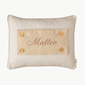 Personalisiertes Baby-Kissen mit Handstickerei – Harmony Strick-Hase – Geburtsgeschenk – Joyful Kids – Foto 1