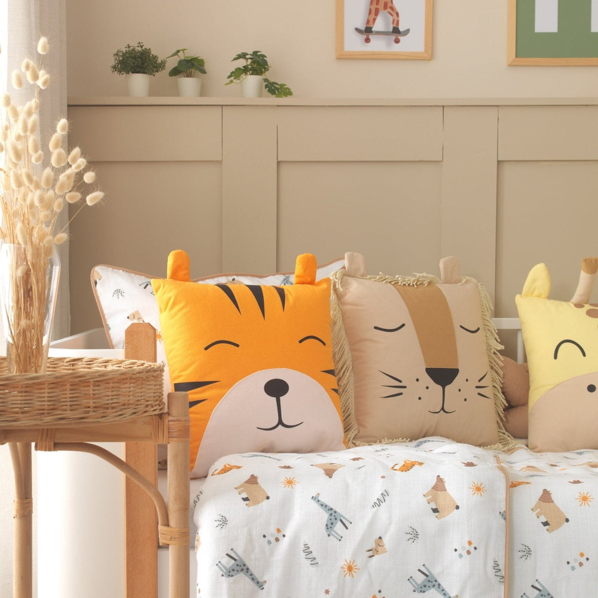 Montessori-Baby-Schlafset Safari – Jungle-Musselin – 9-teilig – Joyful Kids – Foto 6