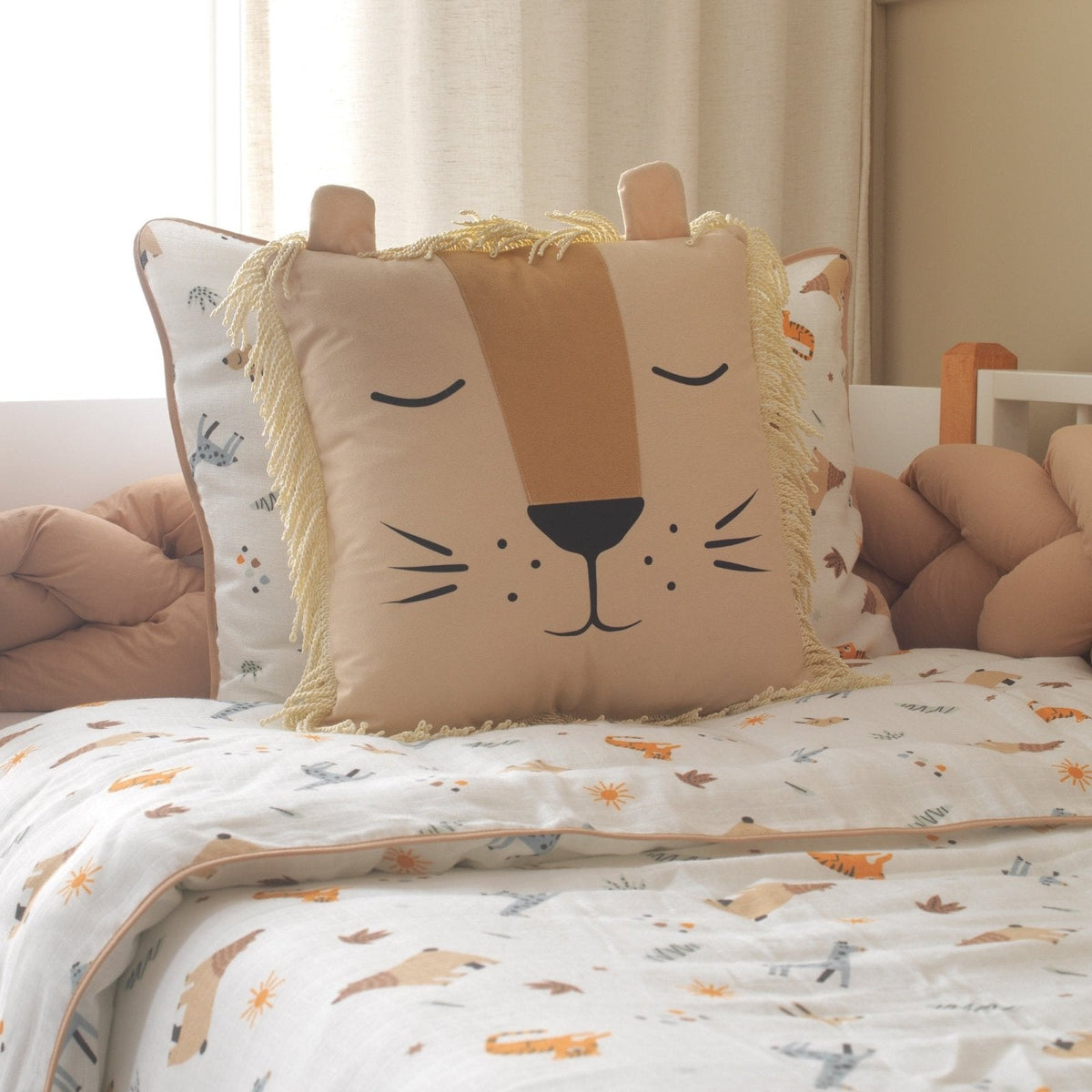 Montessori-Baby-Schlafset Safari – Jungle-Musselin – 9-teilig – Joyful Kids – Foto 7