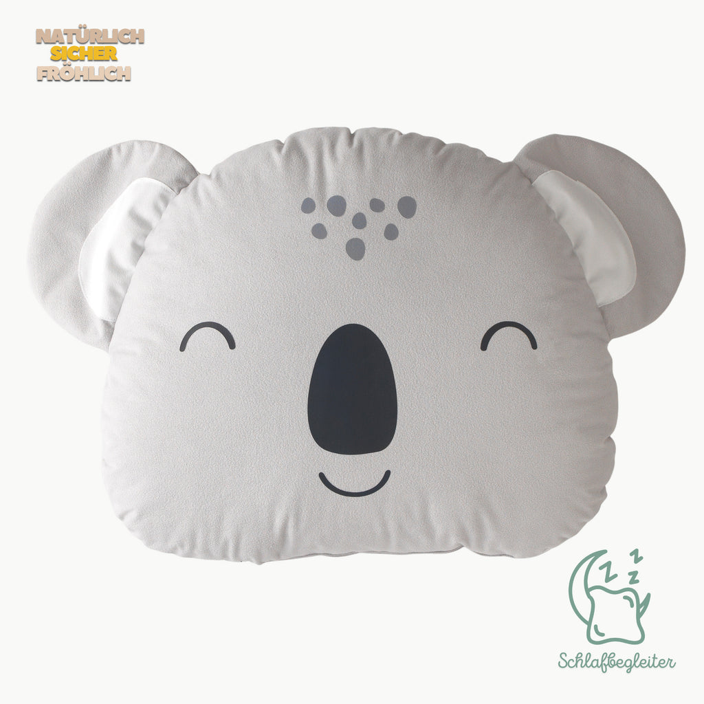 Lächelnder Koala Schlafgefährte – Wildlederstruktur (70x50 cm)