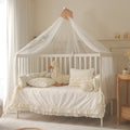 Luna Creme-Rüschen-Baby-Schlafset – Mit Nestchen – Foto 1