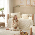 Montessori-Baby-Schlafset – Luna Creme-Rüschen – 100 % Baumwolle – Joyful Kids – Foto 1
