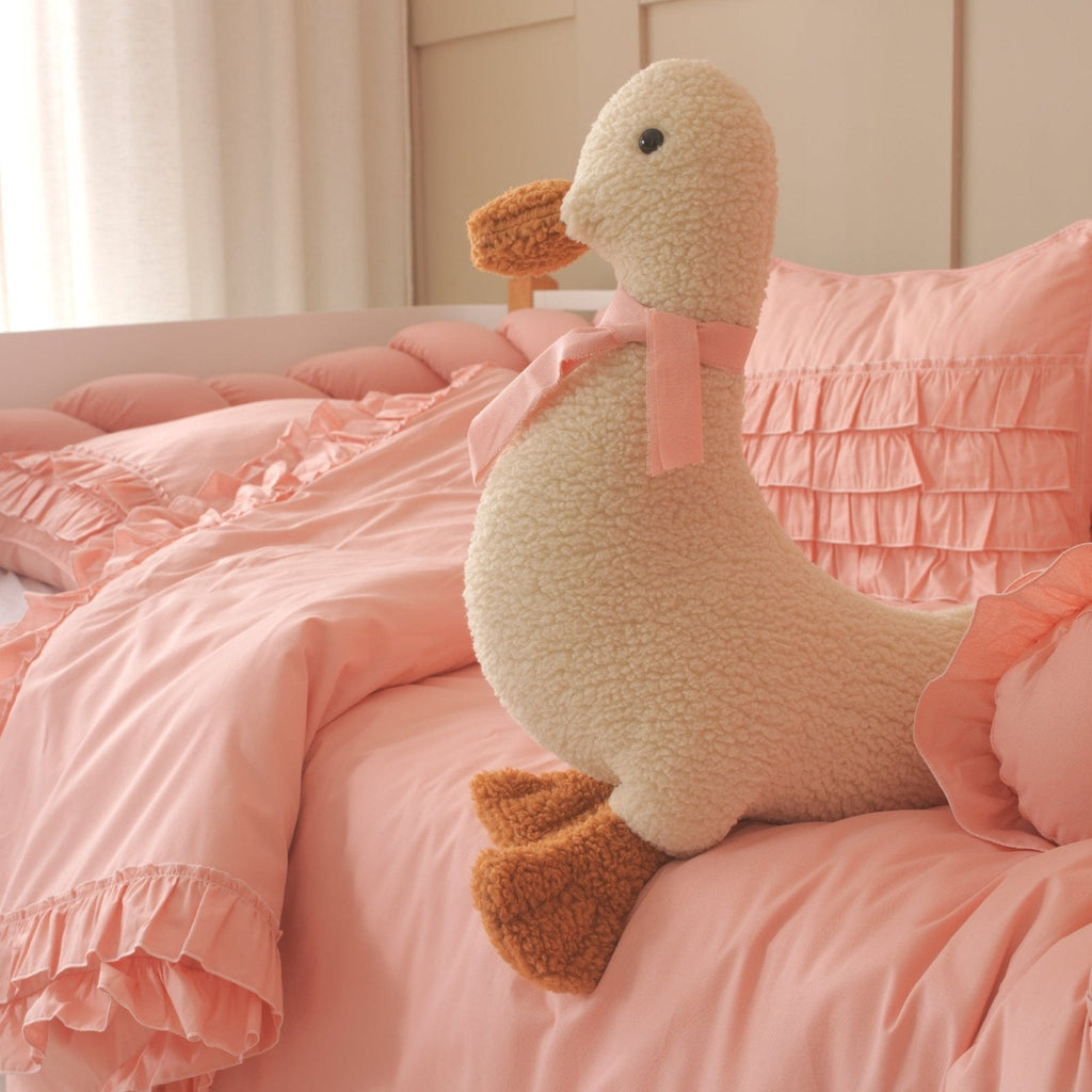 Montessori-Baby-Schlafset für Mädchen – Luna Rosa-Rüschen – 100 % Baumwolle – Joyful Kids – Foto 6