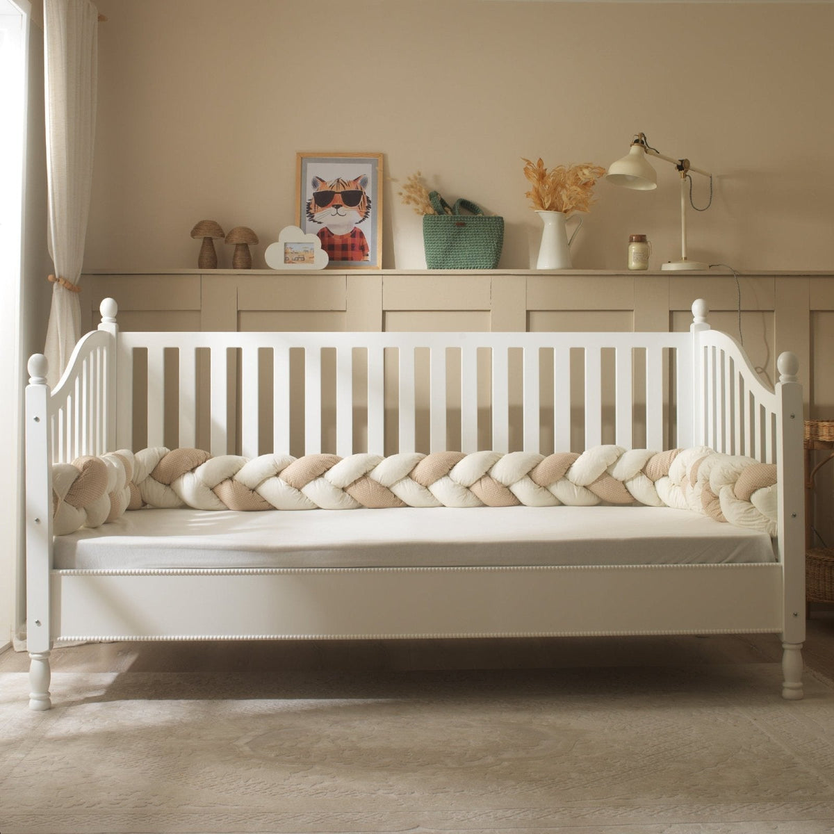 Misty Brown Nestchen – Boutique Kaffee-Creme – 270–360 cm – Joyful Kids – Foto 3