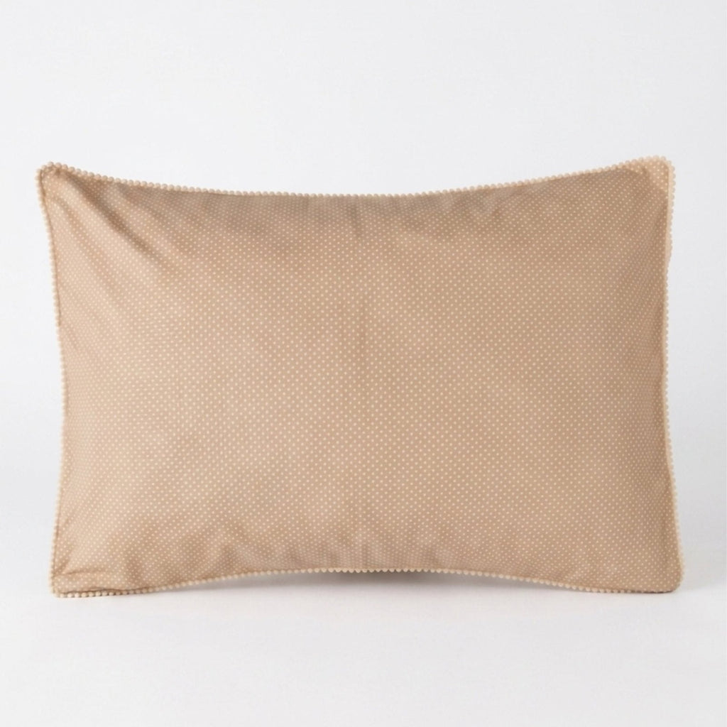 Misty Brown Kopfkissen – Boutique Bommel 50x70 – Neutrales Baby-Kissen – Joyful Kids – Foto 1