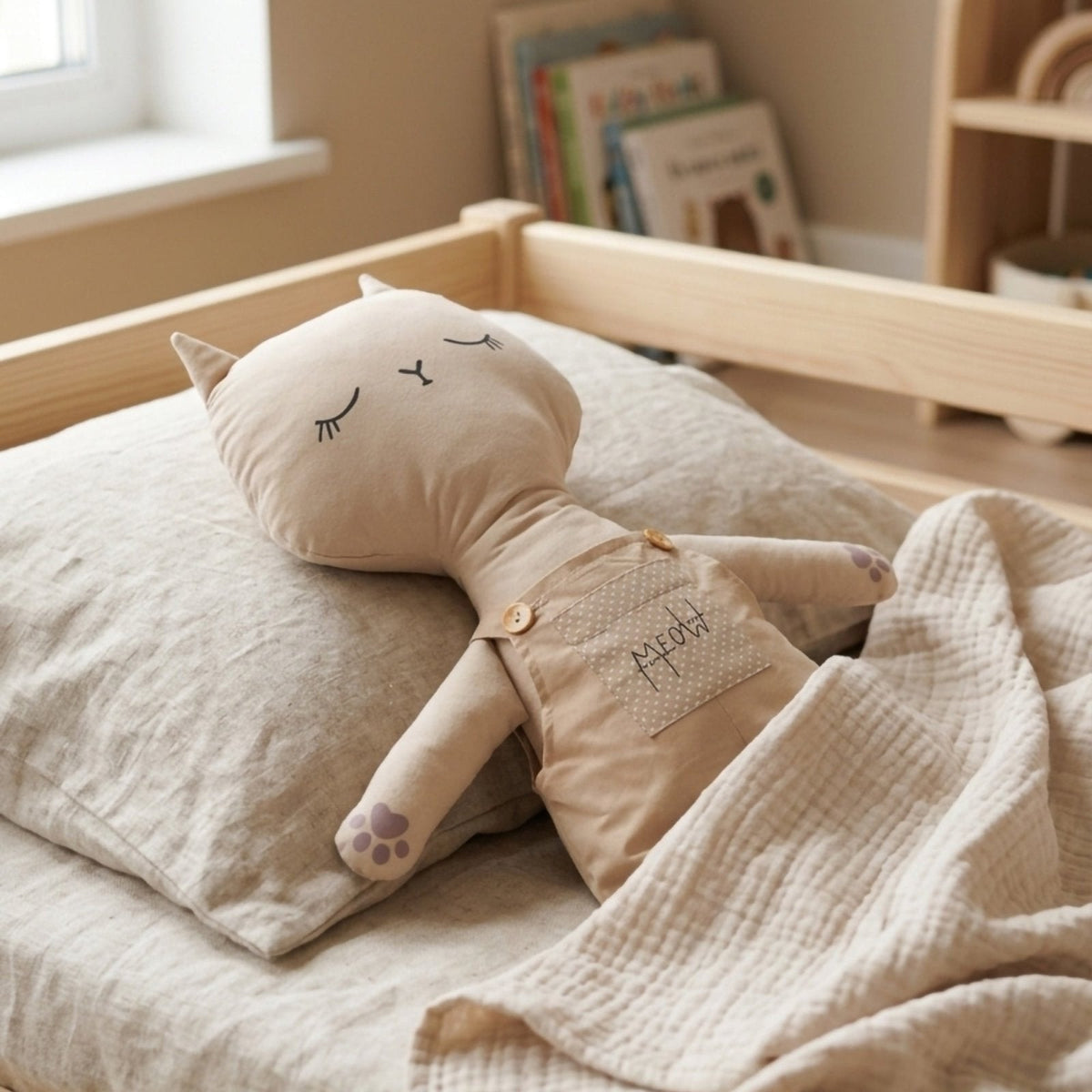Milo Katze Schlafgefährte – Misty-Brown-Serie Handgefertigt – Boutique – Joyful Kids – Foto 7