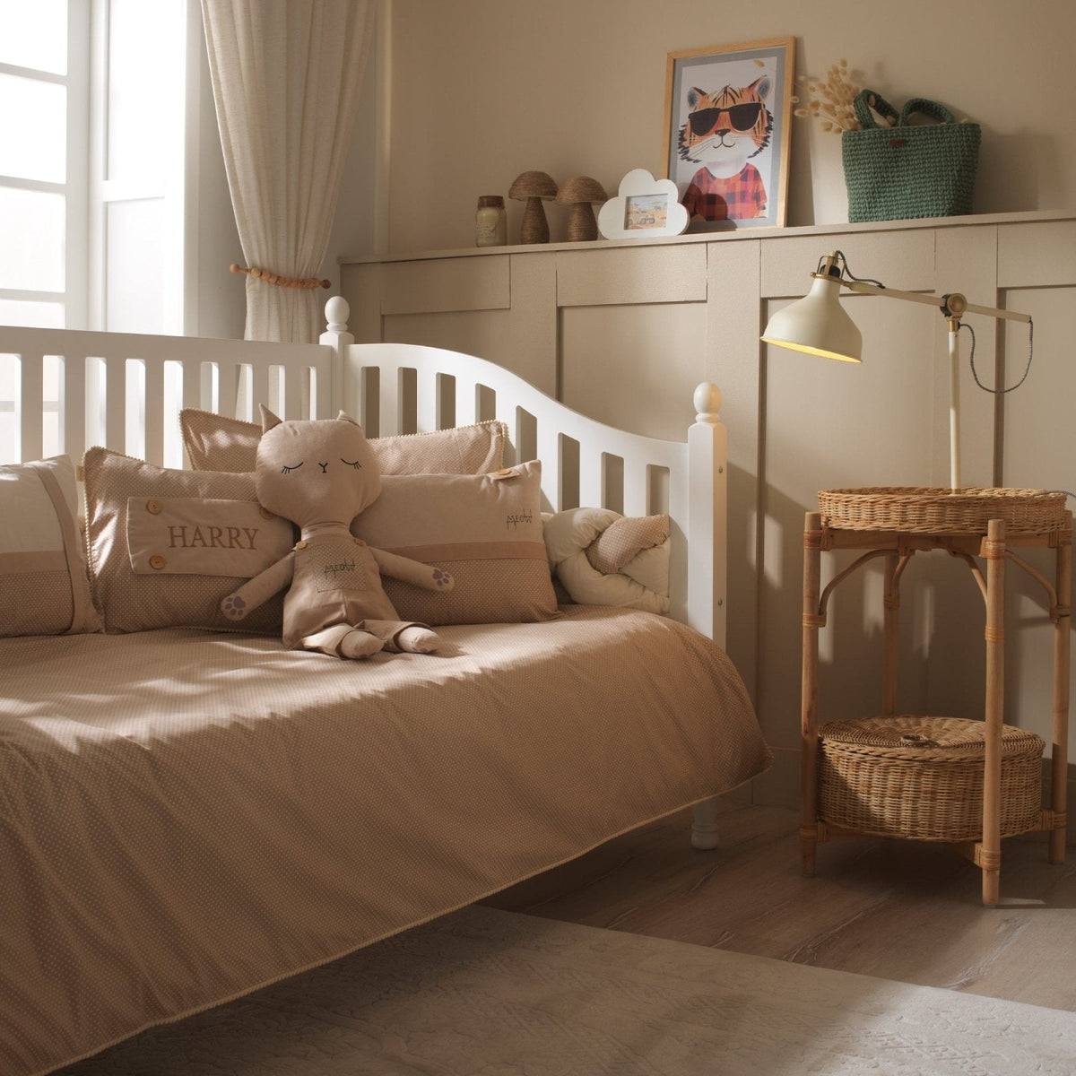 Milo Katze Schlafgefährte – Misty-Brown-Serie Handgefertigt – Boutique – Joyful Kids – Foto 4