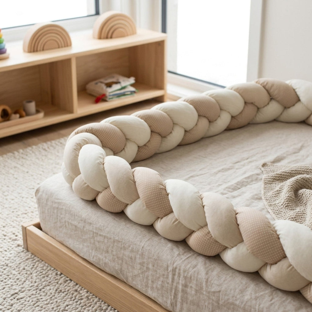 Misty Brown Nestchen – Boutique Kaffee-Creme – 270–360 cm – Joyful Kids – Foto 4