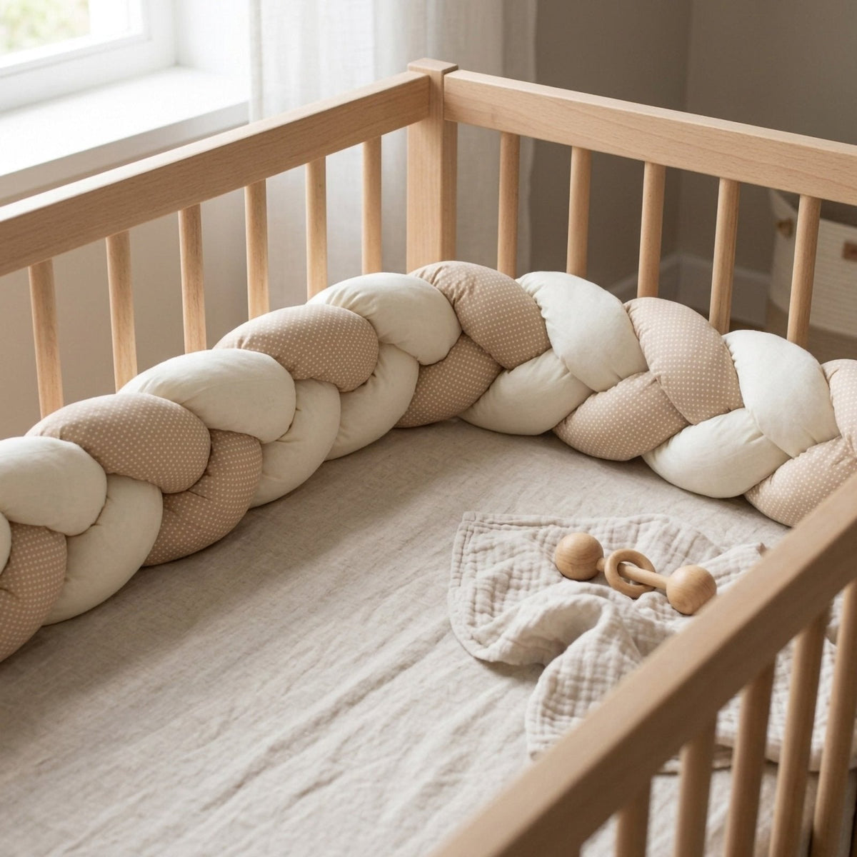Misty Brown Nestchen – Boutique Kaffee-Creme – 270–360 cm – Joyful Kids – Foto 2
