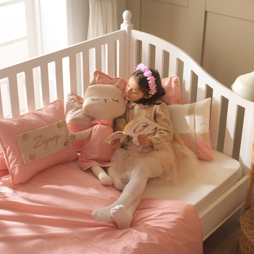 Bella Katze Schlafgefährte – Misty-Pink-Serie Handgefertigt – Boutique – Joyful Kids – Foto 3