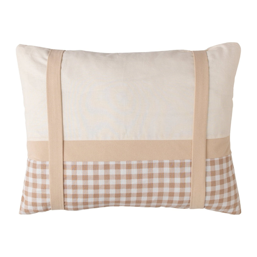 Teddy Dekokissen mit Alcantara-Streifen – 45x35 Boutique – Mit Bezug – Joyful Kids – Foto 1