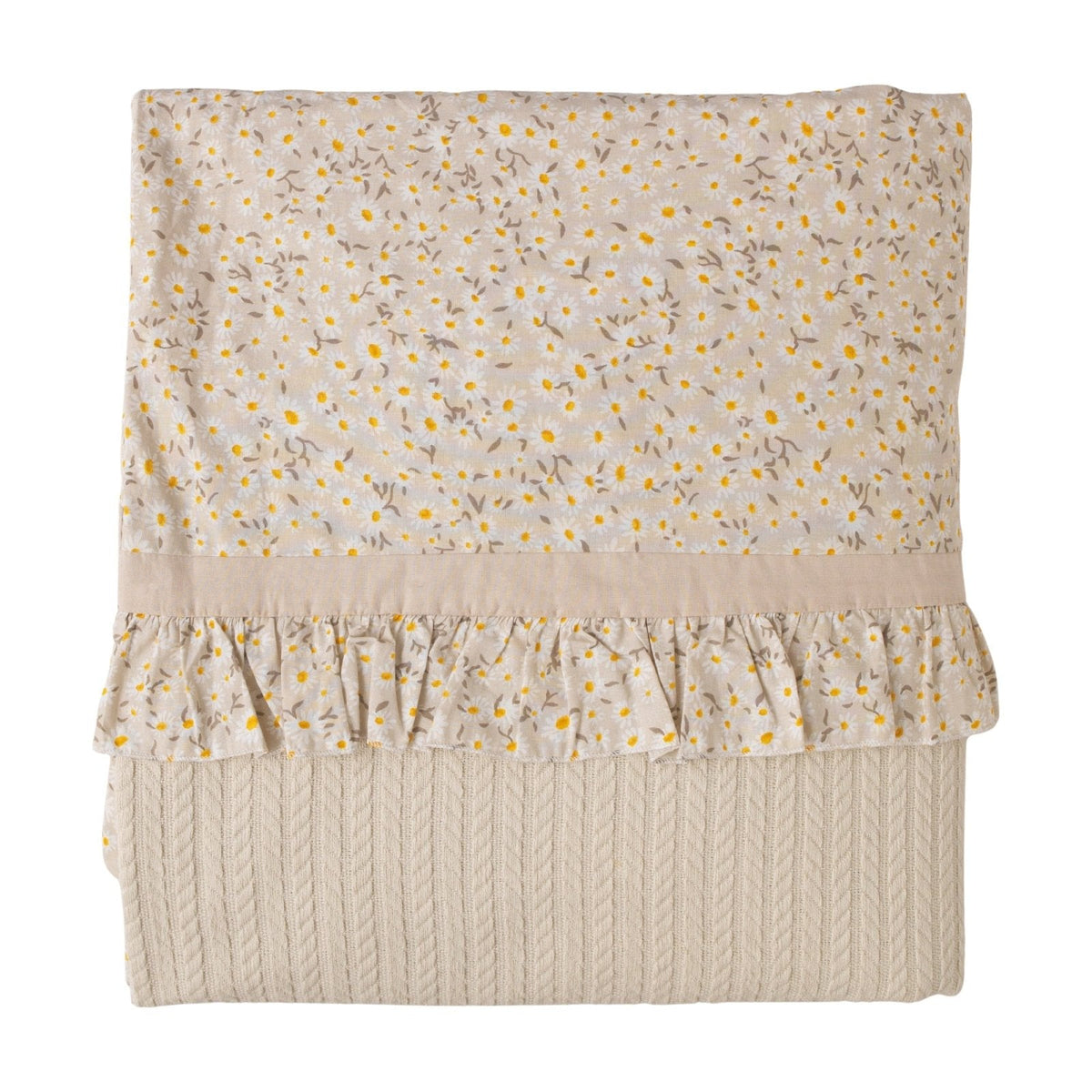 Daisy Bettwäschebezug – Boutique Steppstoff mit Rüschendetail – Baby-Bettwäsche – Joyful Kids – Foto 2
