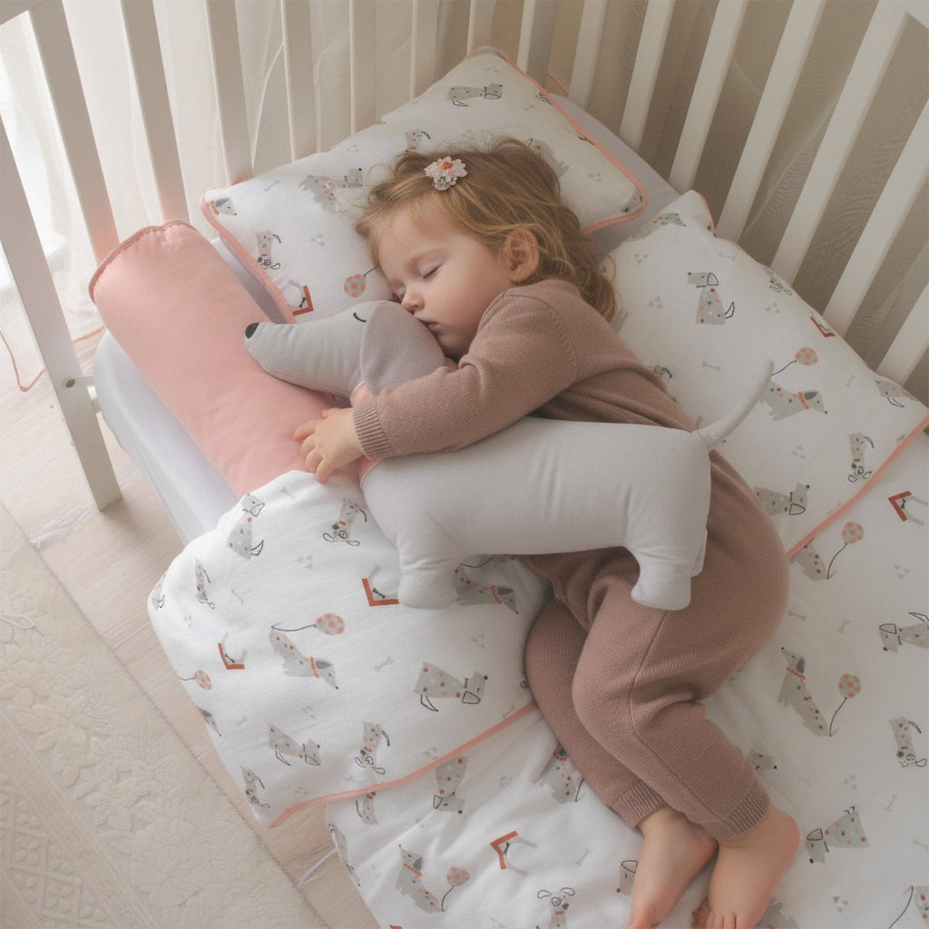 Baby-Schlafset Puppy – Hundemotiv, 100 % Musselin – Joyful Kids – Foto 2