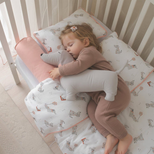 Baby-Schlafset Puppy – Hundemotiv, 100 % Musselin – Joyful Kids – Foto 2