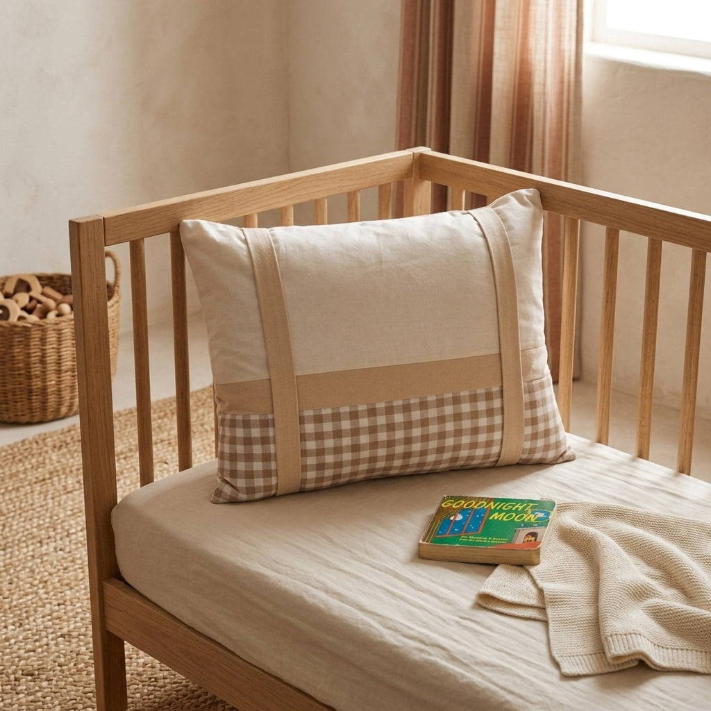 Teddy Dekokissen mit Alcantara-Streifen – 45x35 Boutique – Mit Bezug – Joyful Kids – Foto 4