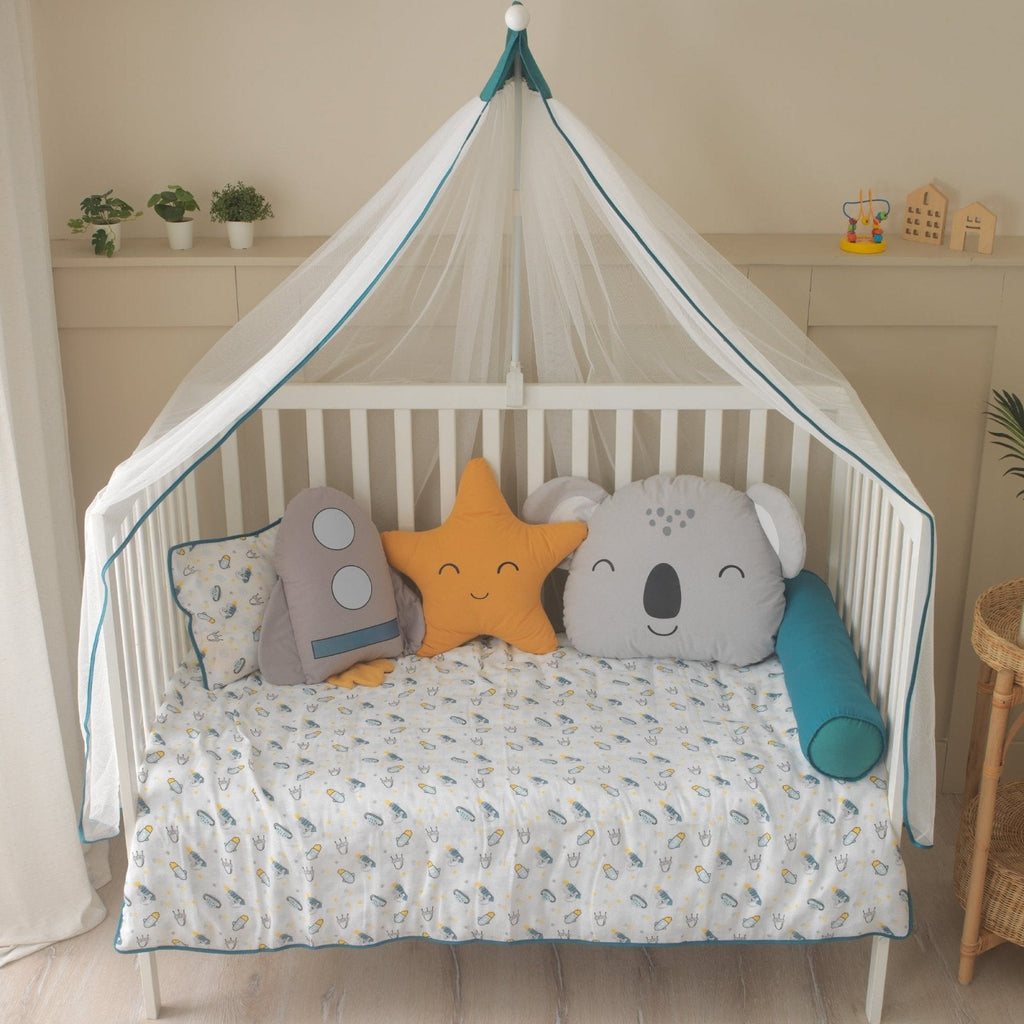 Baby-Schlafset für Jungen Weltraum – 100 % Musselin, Space-Motiv – Joyful Kids – Foto 6