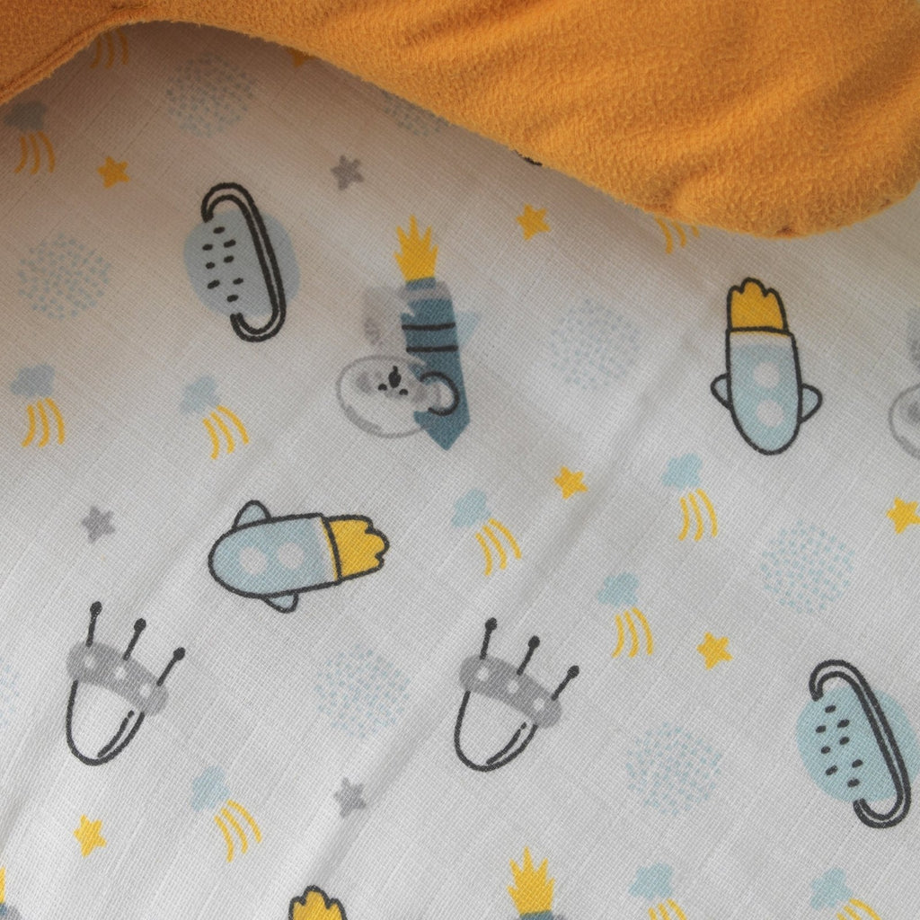 Space-Weltraum-Musselin-Baby-Schlafset – Mit Nestchen – Foto 7