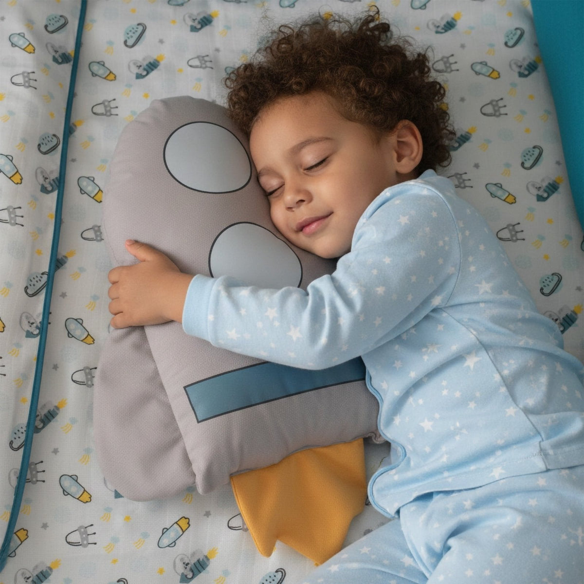 Montessori-Baby-Schlafset für Jungen – Space-Weltraum-Motiv – 9-teilig – Joyful Kids – Foto 3