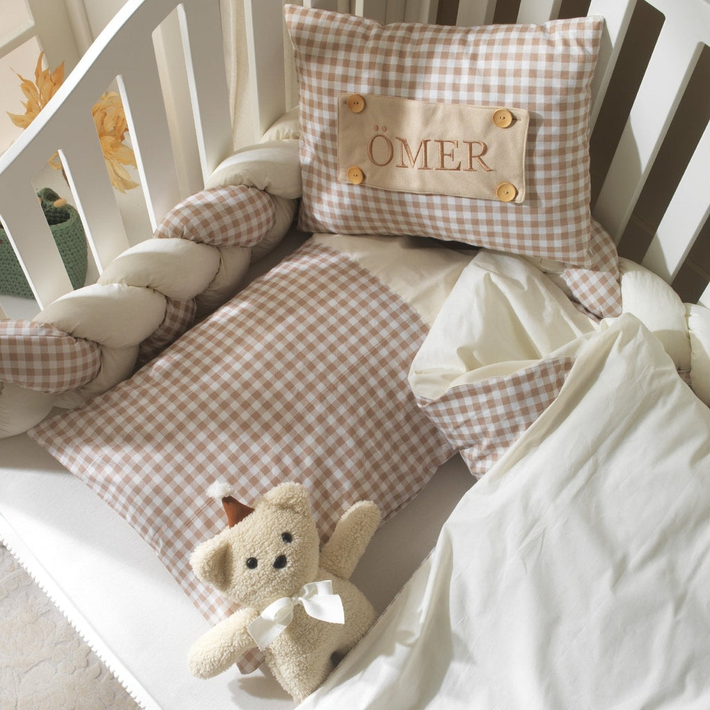 Teddy Kopfkissen – Boutique 50x70 Baby-Kissen – Joyful Kids – Foto 4