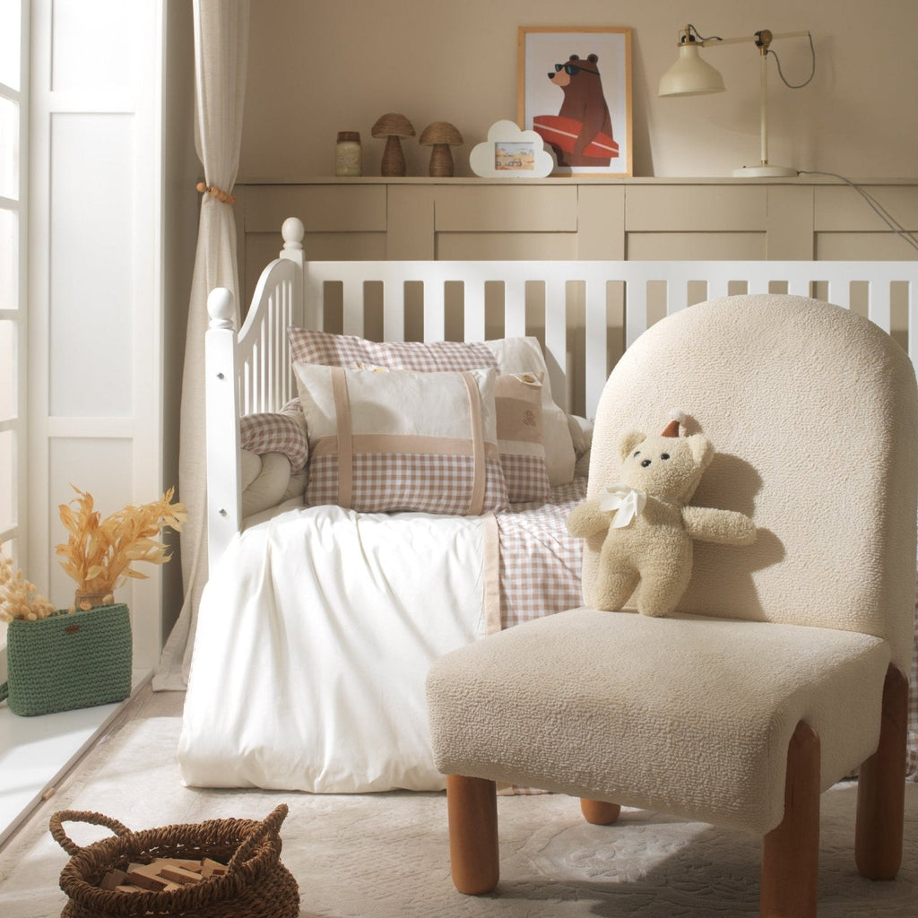 Teddy Dekokissen mit Alcantara-Streifen – 45x35 Boutique – Mit Bezug – Joyful Kids – Foto 5