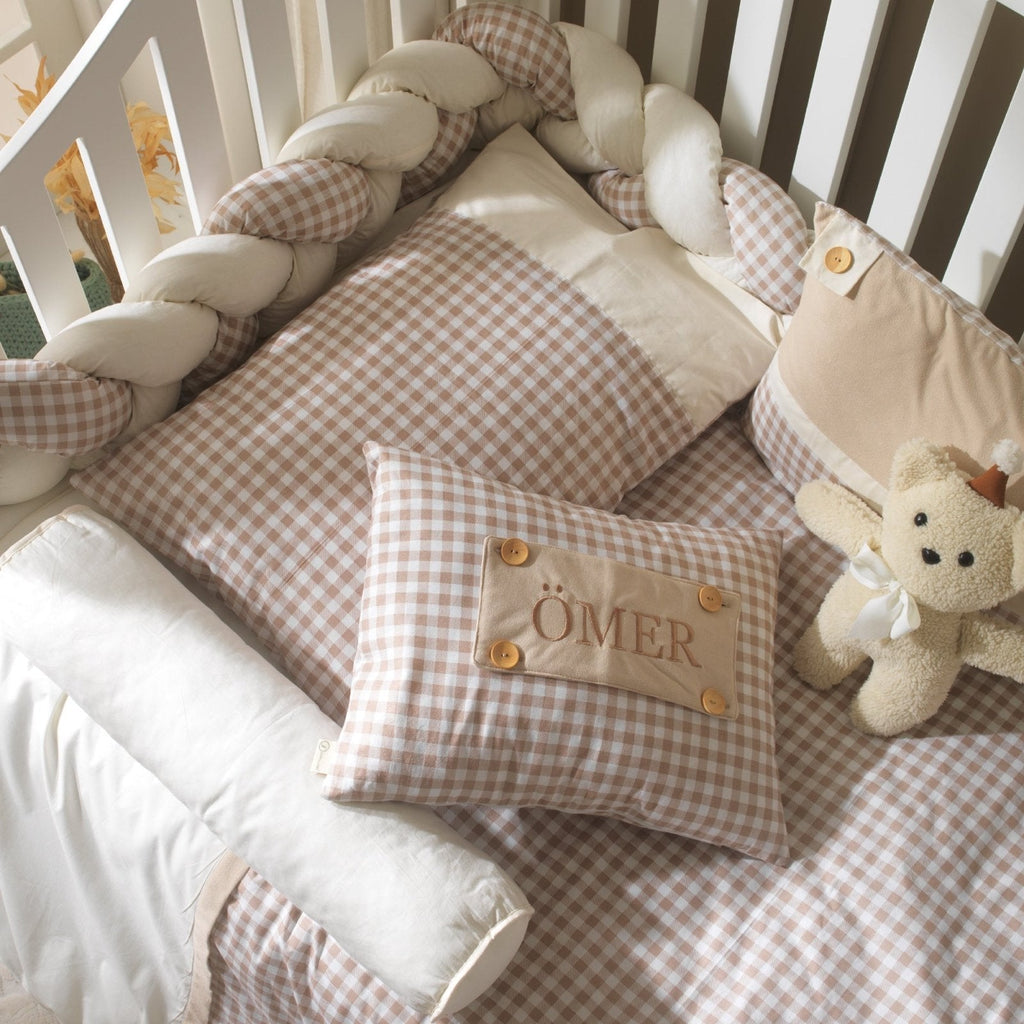 Teddy Zylinderkissen – Boutique 60x15 Baby-Kantenkissen – Joyful Kids – Foto 2