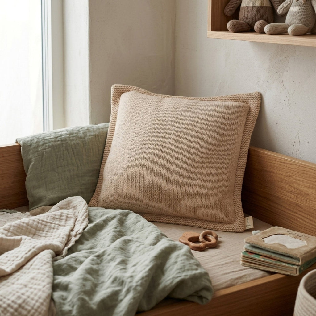Harmony Strick-Dekokissen quadratisch – 40x40 Boutique – Joyful Kids – Foto 8
