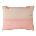 Misty Pink Kissen mit Meow-Print-Katze – 45x35 Boutique Deko – Joyful Kids – Foto 1